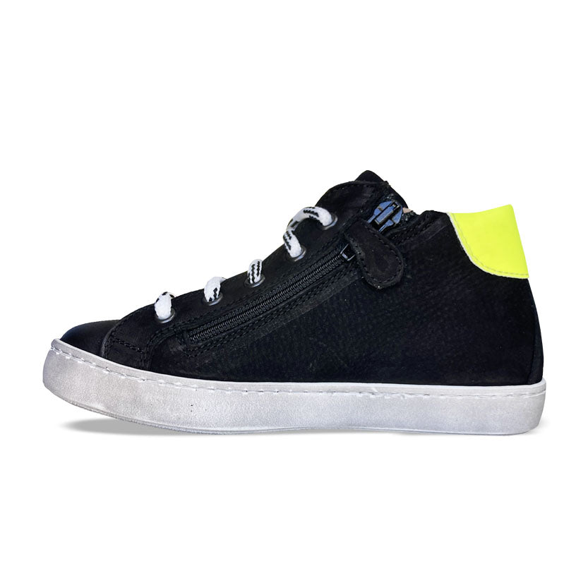 Sneakers Basic con zip laterale
